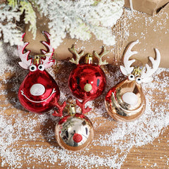 2pcs Elk Christmas Ornaments