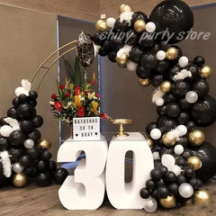 Black Latex Balloons – 5-36 Inch Decorative Balloons for Halloween, Parties, Weddings & More