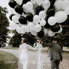 Black Latex Balloons – 5-36 Inch Decorative Balloons for Halloween, Parties, Weddings & More