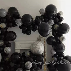 Black Latex Balloons – 5-36 Inch Decorative Balloons for Halloween, Parties, Weddings & More