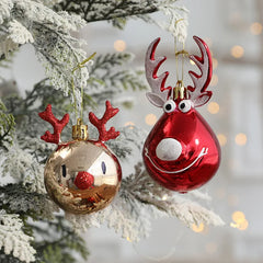 2pcs Elk Christmas Ornaments