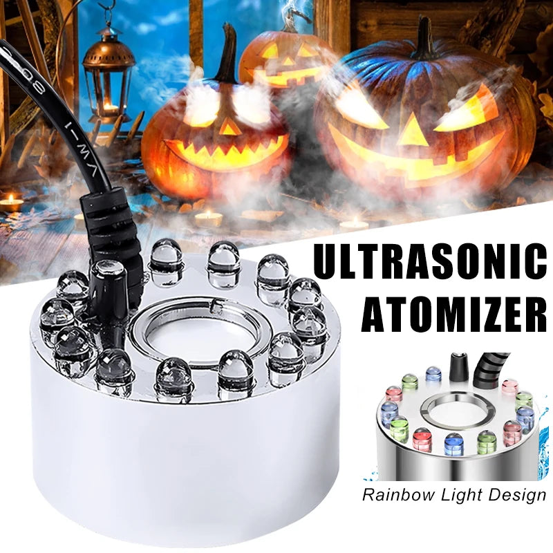 Mini LED Pumpkin Fogger – Halloween Water Fountain Fog Machine for Spooky Décor & Festive Parties