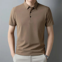 Men's Fashion Waffle Polo Shirt