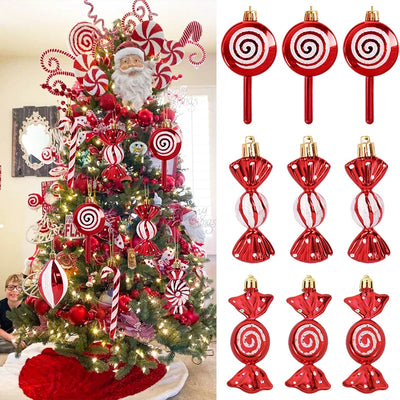 6pcs Hanging Candy Ornaments