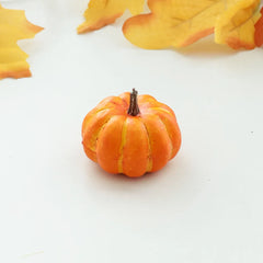 10-Piece Mini Artificial Pumpkin Set – Halloween & Autumn Harvest Decoration Props for Parties & Thanksgiving