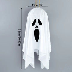 Halloween LED Glow Ghost – Indoor & Outdoor Hanging Horror Prop with Lights for Haunted Houses & Parties