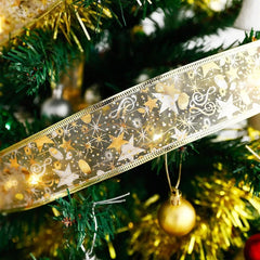 Christmas Ribbon Fairy Lights