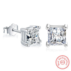 Square Crystal Studs