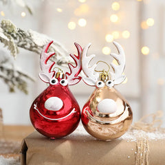 2pcs Elk Christmas Ornaments