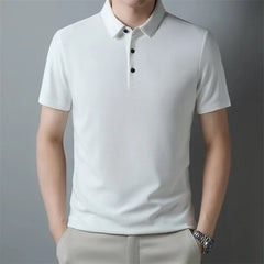 Men's Fashion Waffle Polo Shirt