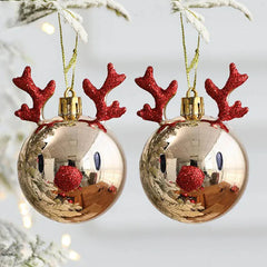 2pcs Elk Christmas Ornaments