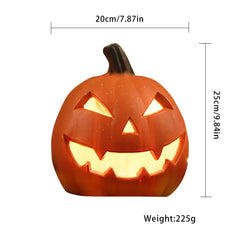 Halloween LED Pumpkin Lantern – Spooky Retro-Style Light for Home & Party Decor