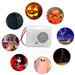 Halloween Sound Sensor Scream Speaker – Horror Voice-Activated Scare Props for Spooky Party Decor