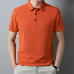 Men's Fashion Waffle Polo Shirt