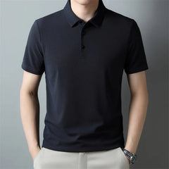 Men's Fashion Waffle Polo Shirt