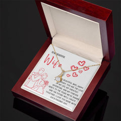 To My Beautiful Wife – Alluring Beauty Anniversary Necklace