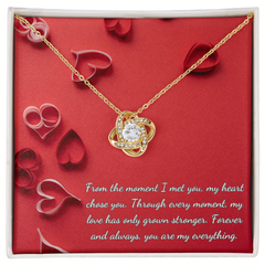 Forever & Always Love Knot Necklace – A Timeless Token of Your Love