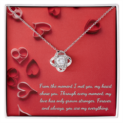 Forever & Always Love Knot Necklace – A Timeless Token of Your Love