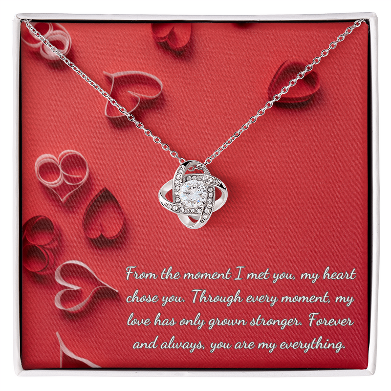 Forever & Always Love Knot Necklace – A Timeless Token of Your Love