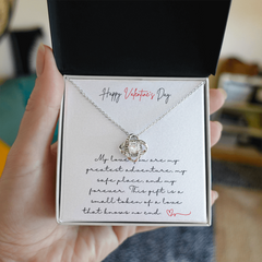 My Forever Love Knot Necklace – A Gift of Endless Devotion