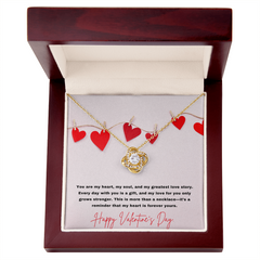 Forever Yours Love Knot Necklace – A Symbol of Unbreakable Love