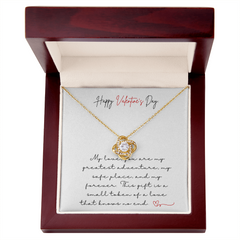 My Forever Love Knot Necklace – A Gift of Endless Devotion