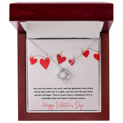 Forever Yours Love Knot Necklace – A Symbol of Unbreakable Love