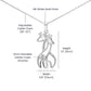 Sister Giraffe Necklace – A Graceful Tribute to Your One-of-a-Kind Bond