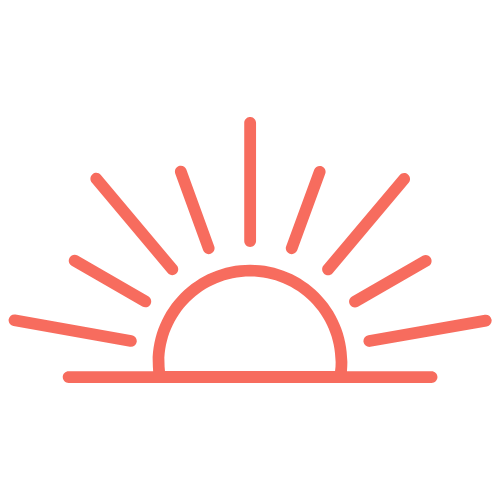 MidLife Reclaim Icon Midlife power icon – rising sun silhouette behind a strong figure