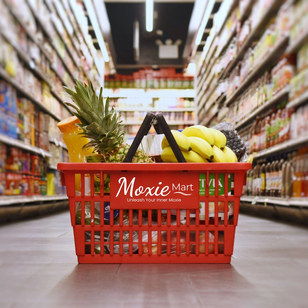 Moxie Mart Clean Eating Shopping Cart