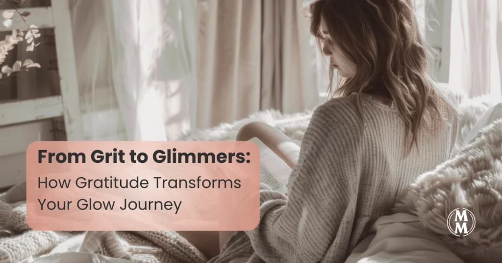 woman journaling during her gratitude practice