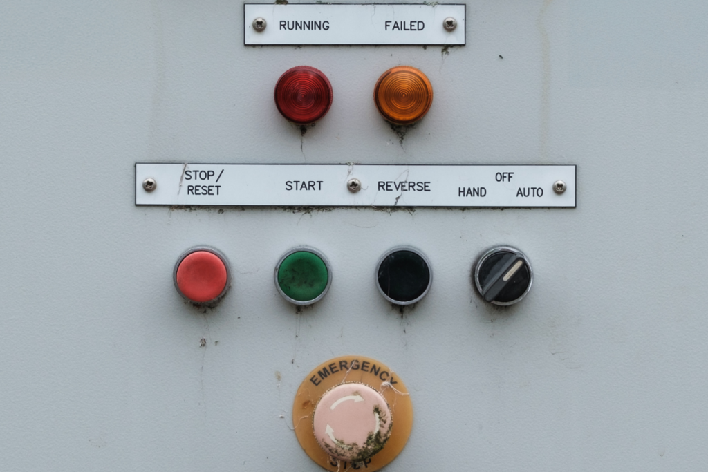 Gut-Stress Loop Control Dial; Vagus Nerve depicted as machine control dials